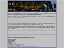 Tablet Screenshot of maisproducoes.com